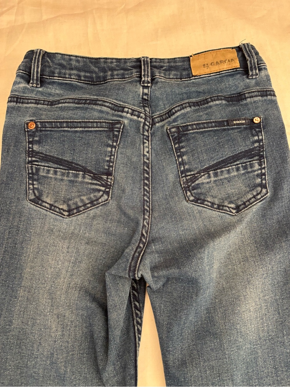 Garcia Jeans Rianna 164 High Rise Superslim Skinny Jeans Medium Wash Stretch